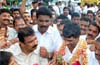 Udupi gives rousing welcome to Muzrai Minister Kota Shrinivas Poojary